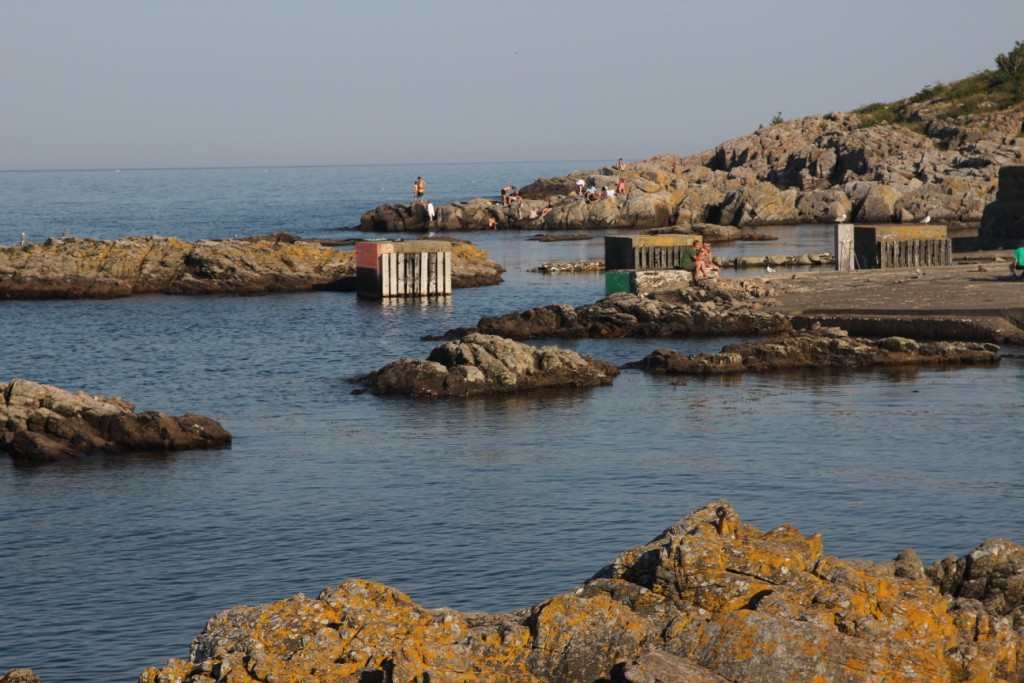 Bornholm gudhjem wybrzeze